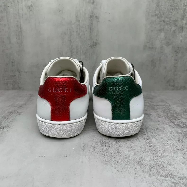 Gucci Gucci White Pearl Studded Sneakers Size 36.5 Size US 6 / IT 36 - 5 Thumbnail