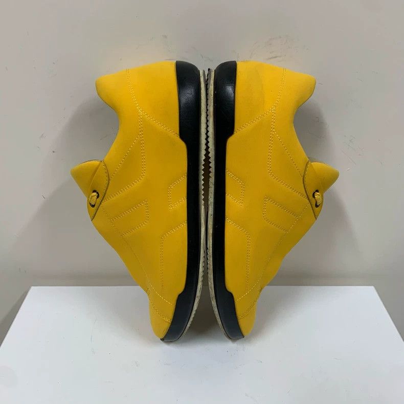 Hermes HERMES Yellow Sculpted Casual Sneakers Size 37.5 Size US 7 / IT 37 - 5 Thumbnail