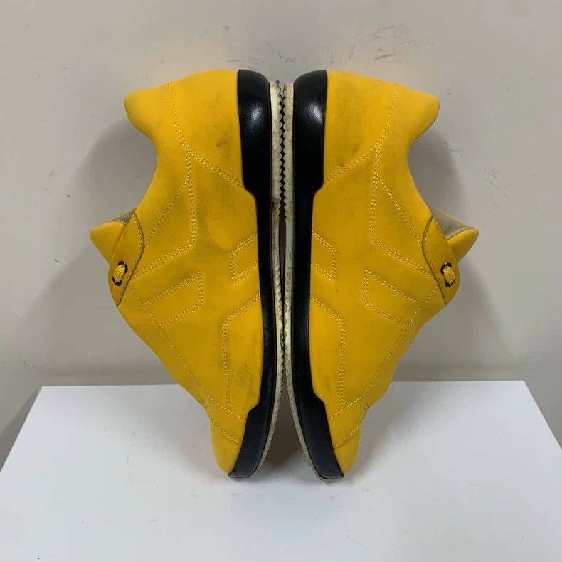 Hermes HERMES Yellow Sculpted Casual Sneakers Size 37.5 Size US 7 / IT 37 - 4 Thumbnail