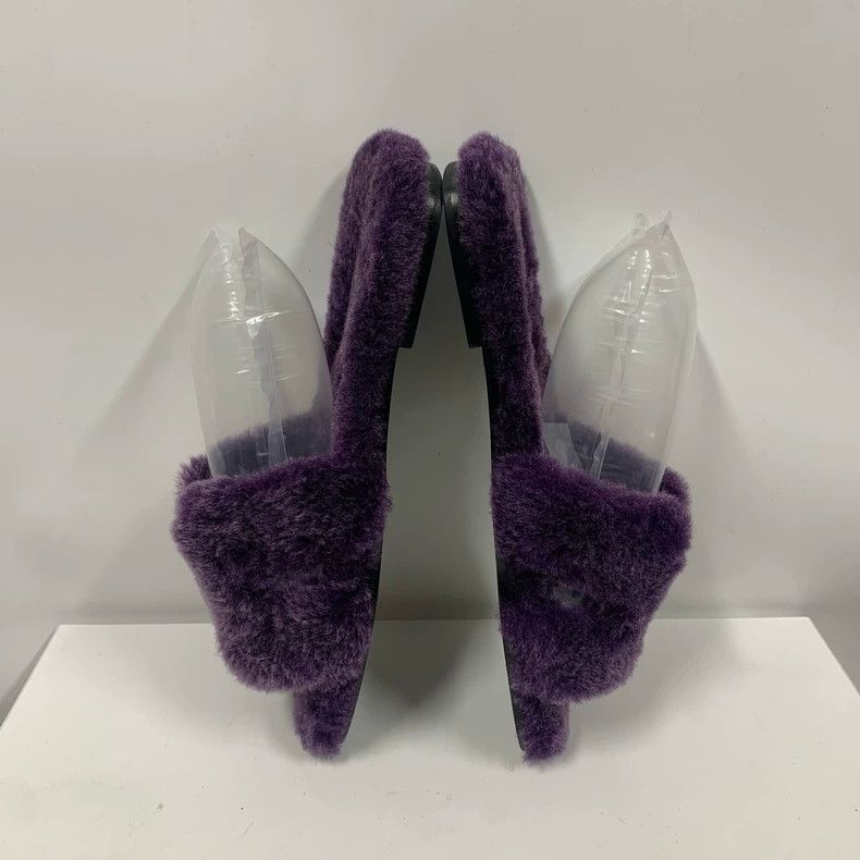 Hermes Hermes Teddy Fur Slippers Size 38 Size US 8 / IT 38 - 5 Thumbnail