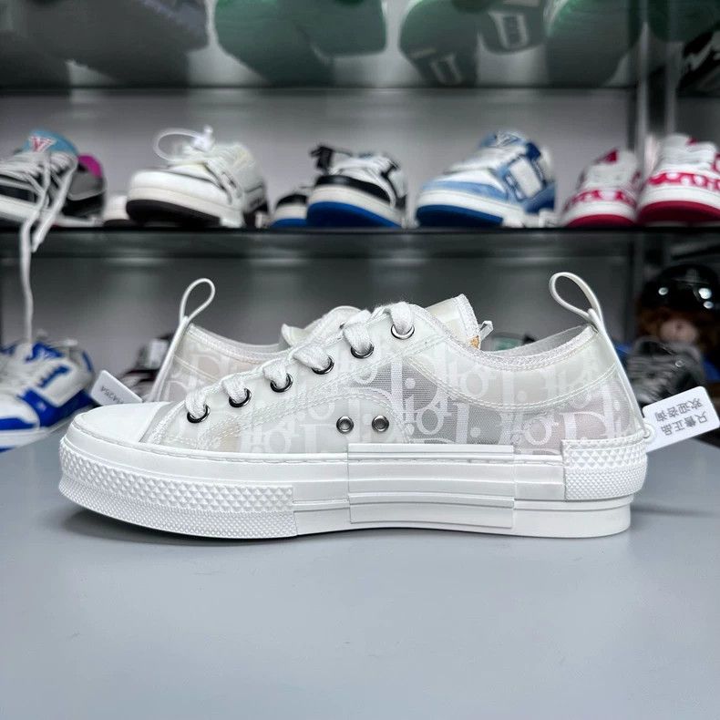 Dior DIOR B23 Low-Top Sneakers Size 37 Size US 7.5 / EU 40-41 - 4 Thumbnail
