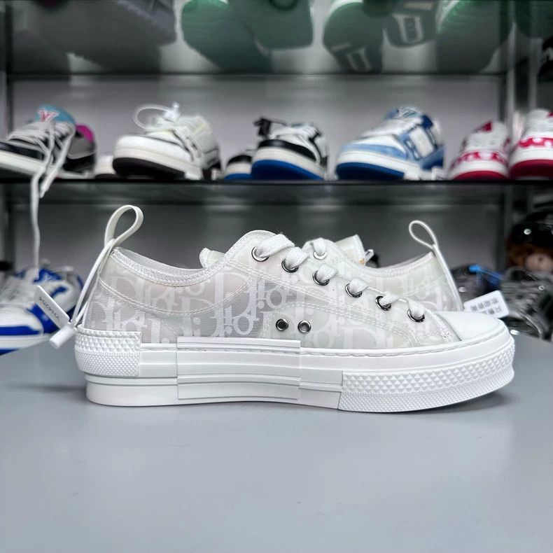Dior DIOR B23 Low-Top Sneakers Size 37 Size US 7.5 / EU 40-41 - 3 Thumbnail