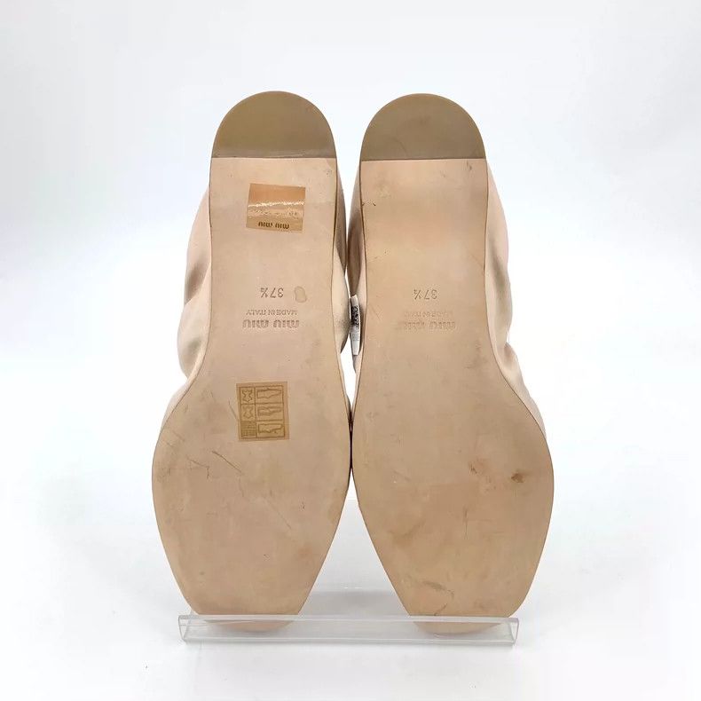 Miu Miu Miu Miu Pink Bow Flat Casual Shoes Size US 7 / IT 37 - 5 Thumbnail