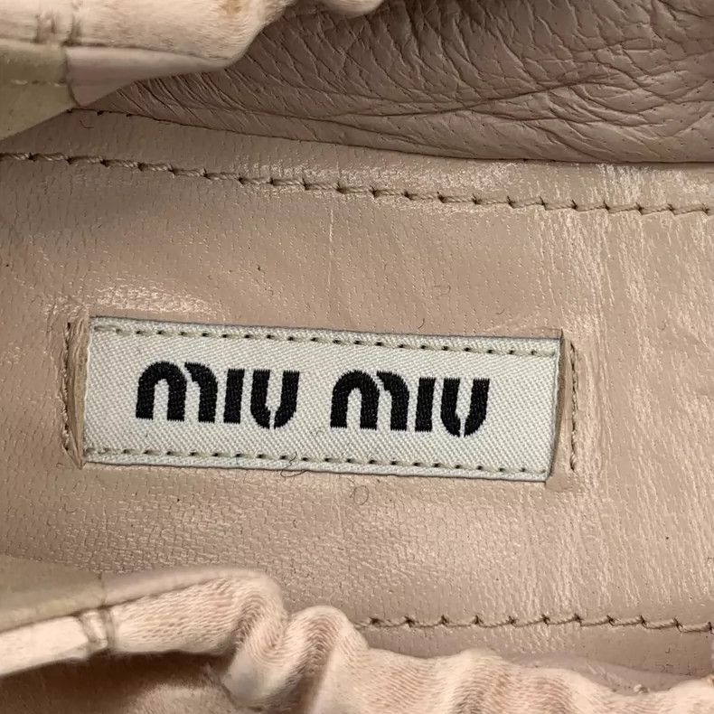 Miu Miu Miu Miu Pink Bow Flat Casual Shoes Size US 7 / IT 37 - 6 Thumbnail