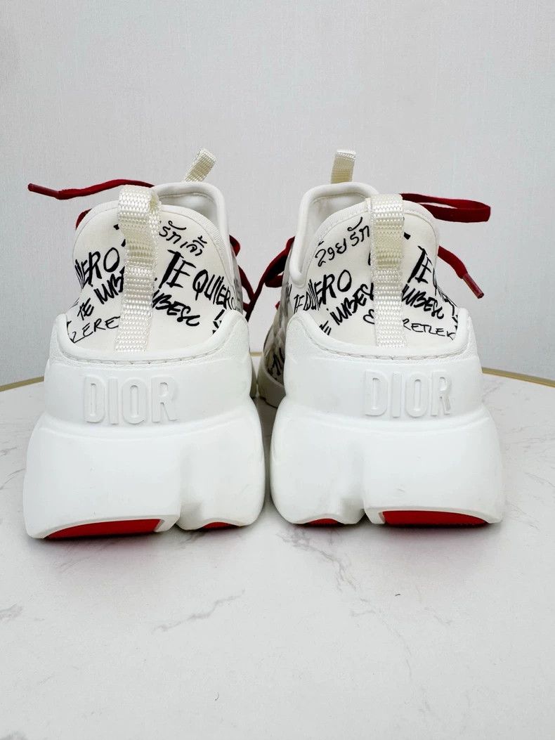 Dior Dad Sneakers Size with Red Laces