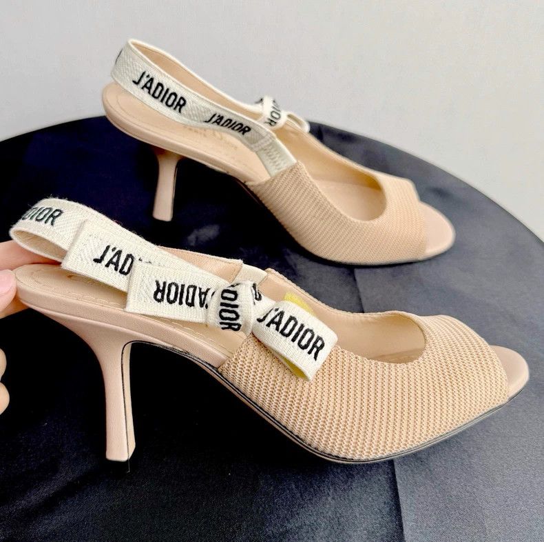 Dior New Dior Beige Sandals Size 36.5 Size US 6 / IT 36 - 2 Thumbnail