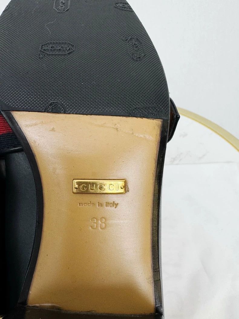 Gucci Gucci Black Leather Loafers Size 38.5 Size US 8 / IT 38 - 7 Thumbnail