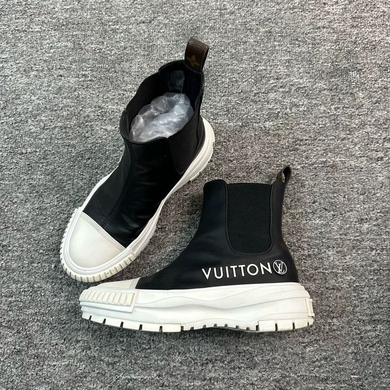 Louis Vuitton Louis Vuitton High-Top Thick Sole Sneakers Size US 8 / EU 41 - 3 Thumbnail
