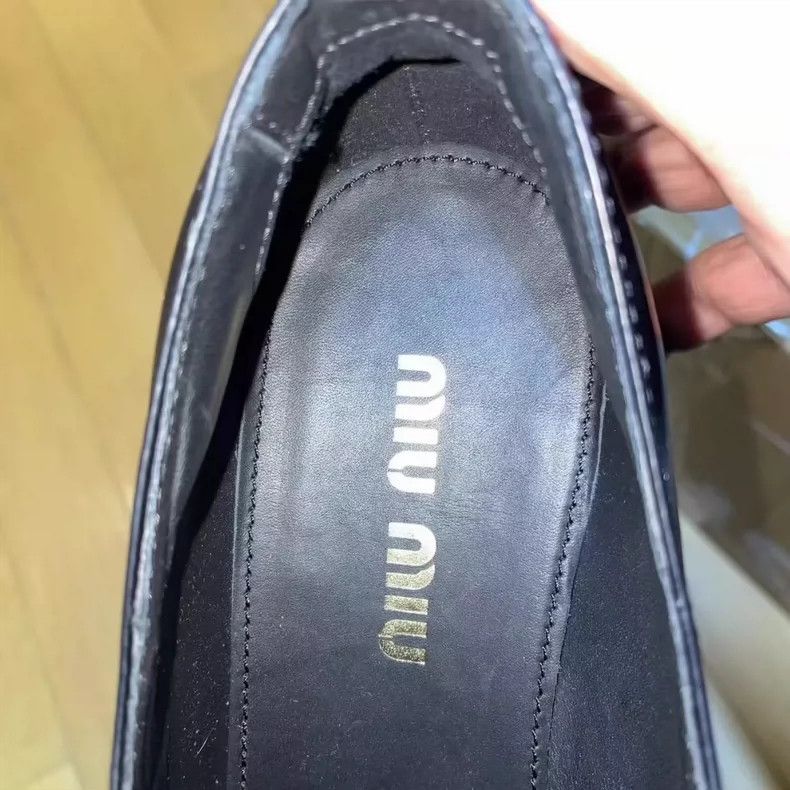 Miu Miu Miu Miu Thick Sole Loafers Size 38.5-yf Size US 8 / IT 38 - 8 Thumbnail