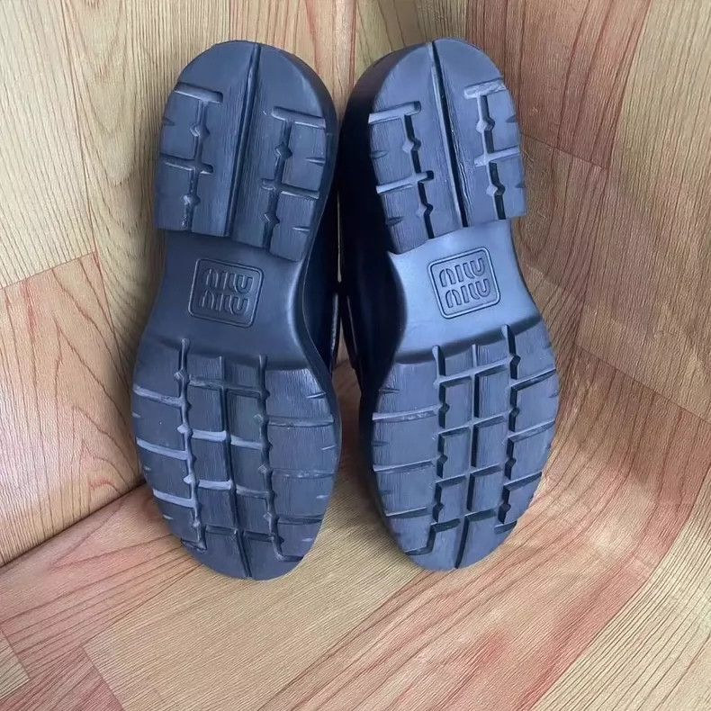 Miu Miu Miu Miu Thick Sole Loafers Size 38.5-yf Size US 8 / IT 38 - 6 Thumbnail