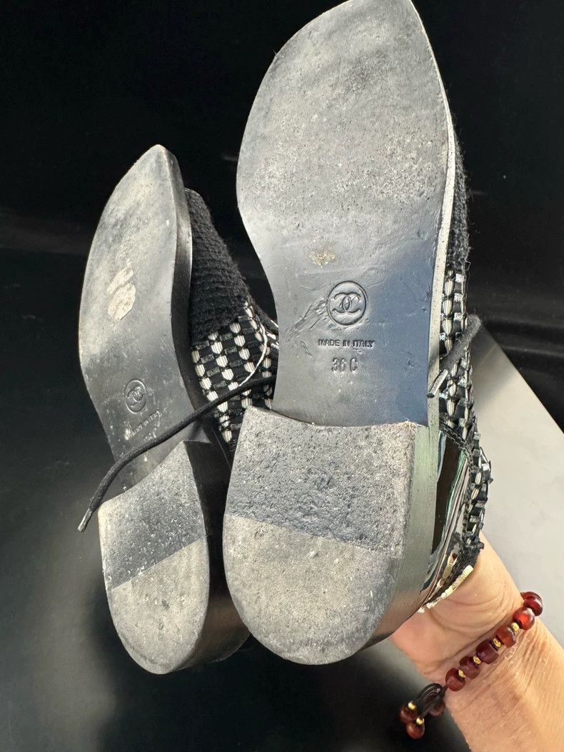 Chanel CHANEL Comfortable Mid-Calf Martin Boots Women Size US 5 / IT 35 - 5 Thumbnail