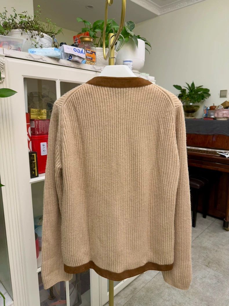 Gucci Gucci Cardigan with Suede Sleeves Size M / US 6-8 / IT 42-44 - 5 Thumbnail