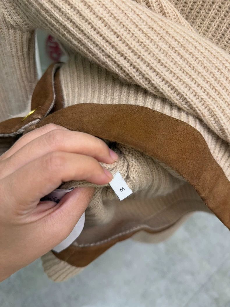 Gucci Gucci Cardigan with Suede Sleeves Size M / US 6-8 / IT 42-44 - 6 Thumbnail