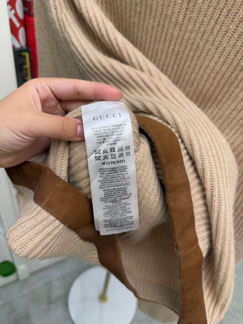 Gucci Gucci Cardigan with Suede Sleeves Size M / US 6-8 / IT 42-44 - 7 Thumbnail