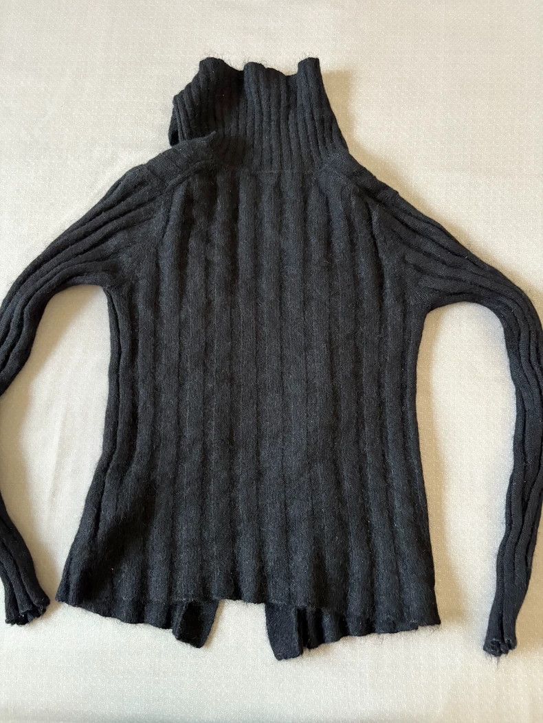 Comme des Garcons Comme des Garçons Black Cardigan Sweater Size M / US 6-8 / IT 42-44 - 8 Thumbnail