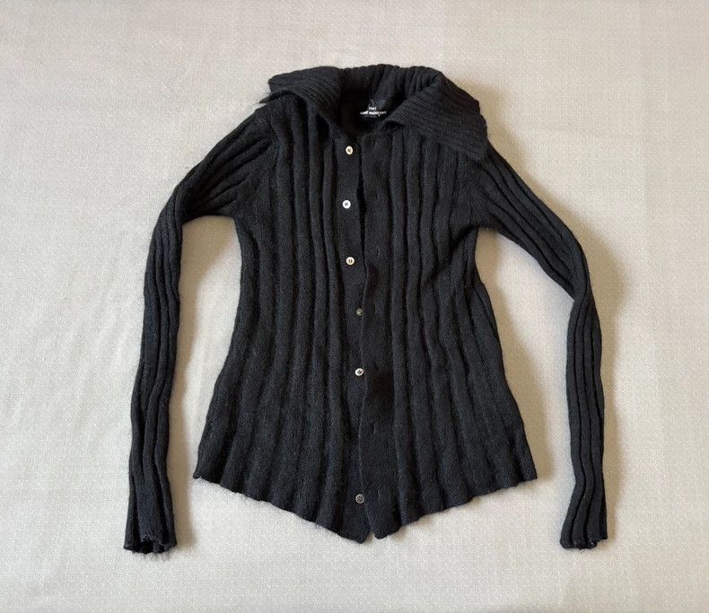 Comme des Garcons Comme des Garçons Black Cardigan Sweater Size M / US 6-8 / IT 42-44 - 6 Thumbnail
