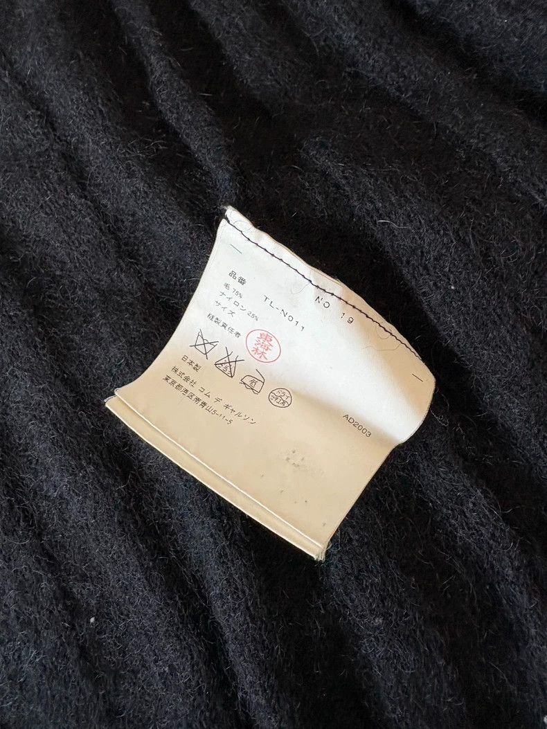 Comme des Garcons Comme des Garçons Black Cardigan Sweater Size M / US 6-8 / IT 42-44 - 5 Thumbnail