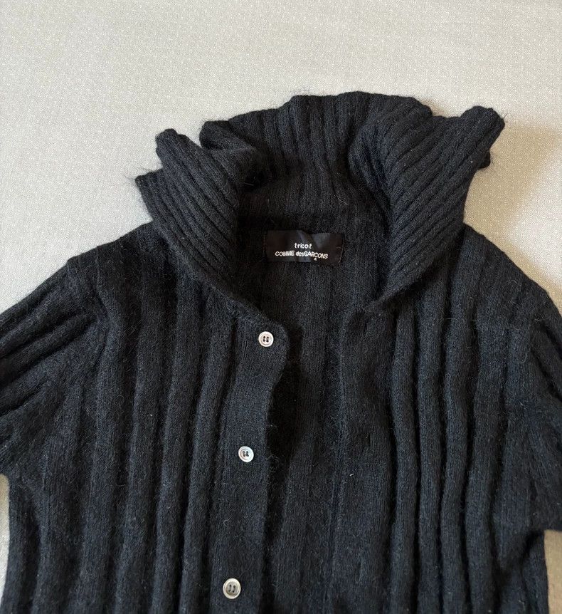 Comme des Garcons Comme des Garçons Black Cardigan Sweater Size M / US 6-8 / IT 42-44 - 4 Thumbnail