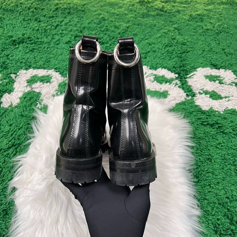 Alexander Wang Alexander Wang Metallic Cap Martin Boots Size US 7 / IT 37 - 3 Thumbnail