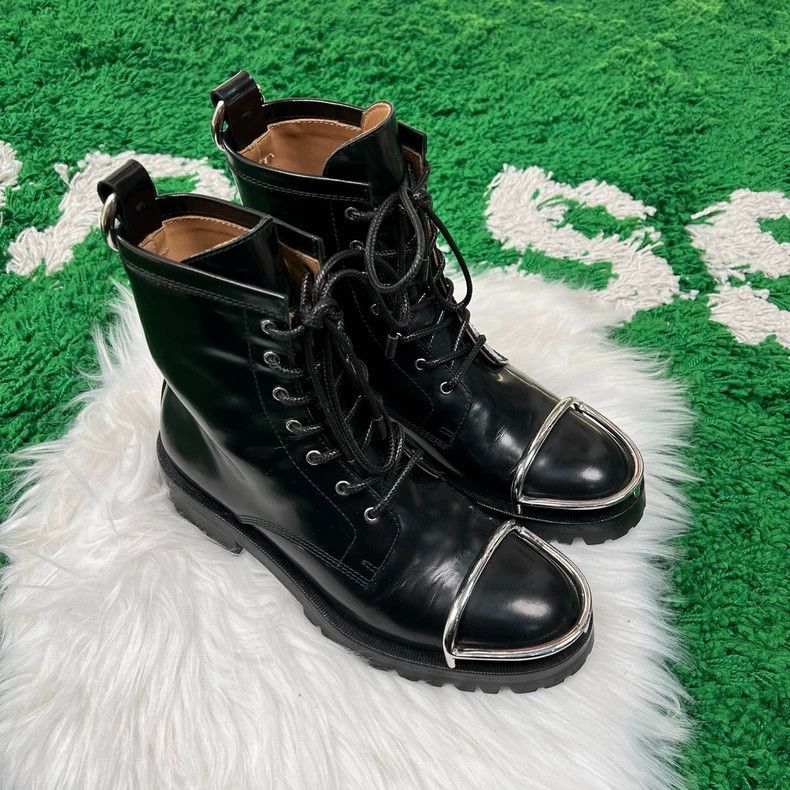 Alexander Wang Alexander Wang Metallic Cap Martin Boots Size US 7 / IT 37 - 5 Thumbnail