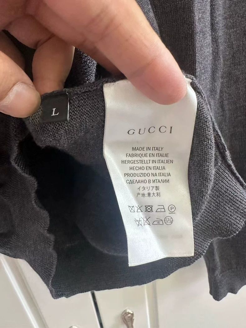 Gucci Gucci Striped Wool Cardigan in Size Large Size L / US 10 / IT 46 - 3 Thumbnail