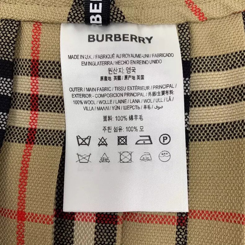 Burberry Burberry Classic Check Pleated Skirt in Brown Size 40" / US 18 - 6 Thumbnail