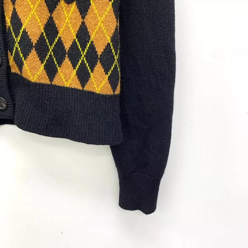 Prada MiuMiu Black V-Neck Cardigan Sweater Size XS / US 0-2 / IT 36-38 - 4 Thumbnail