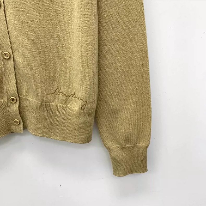 Burberry Burberry Brown Cashmere Cardigan with Buttons Size XS / US 0-2 / IT 36-38 - 4 Thumbnail