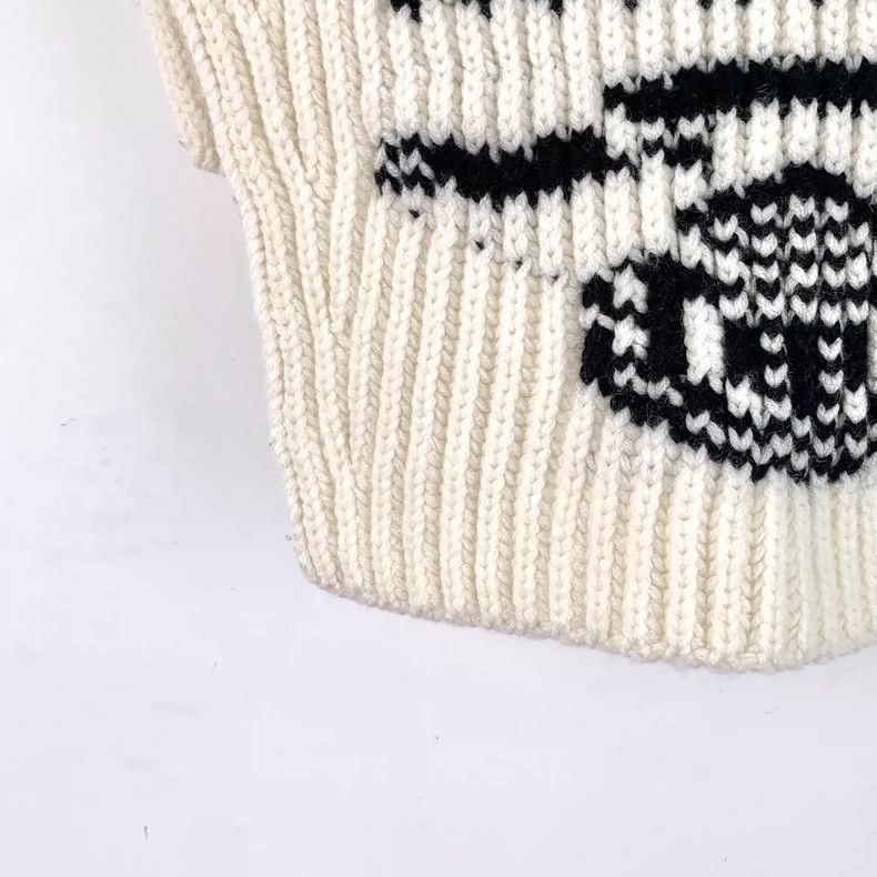 Prada Prada Cream Cashmere Knit Hooded Scarf Size ONE SIZE - 5 Thumbnail