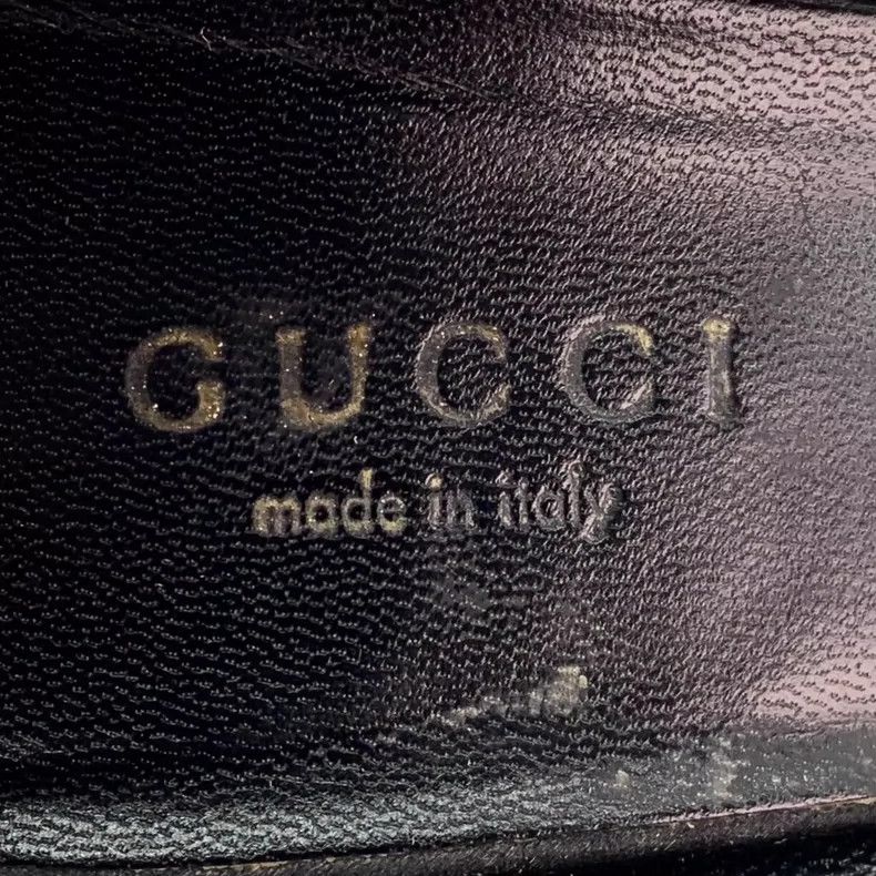 Gucci Gucci Black Bow Peep Toe High Heels Size US 5 / IT 35 - 7 Thumbnail