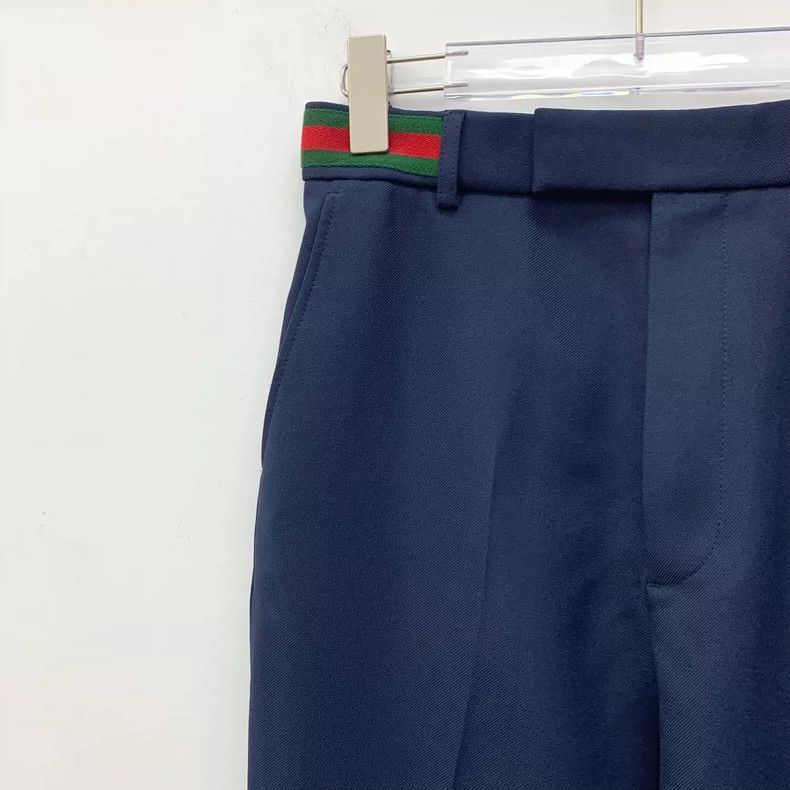 Gucci Gucci Dark Blue Striped Casual Pants Size 42" / US 20 - 3 Thumbnail