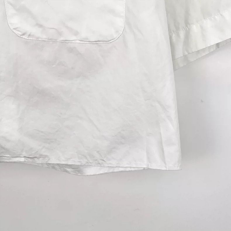 Miu Miu MiuMiu White Logo Short Sleeve Shirt Size S / US 4 / IT 40 - 4 Thumbnail