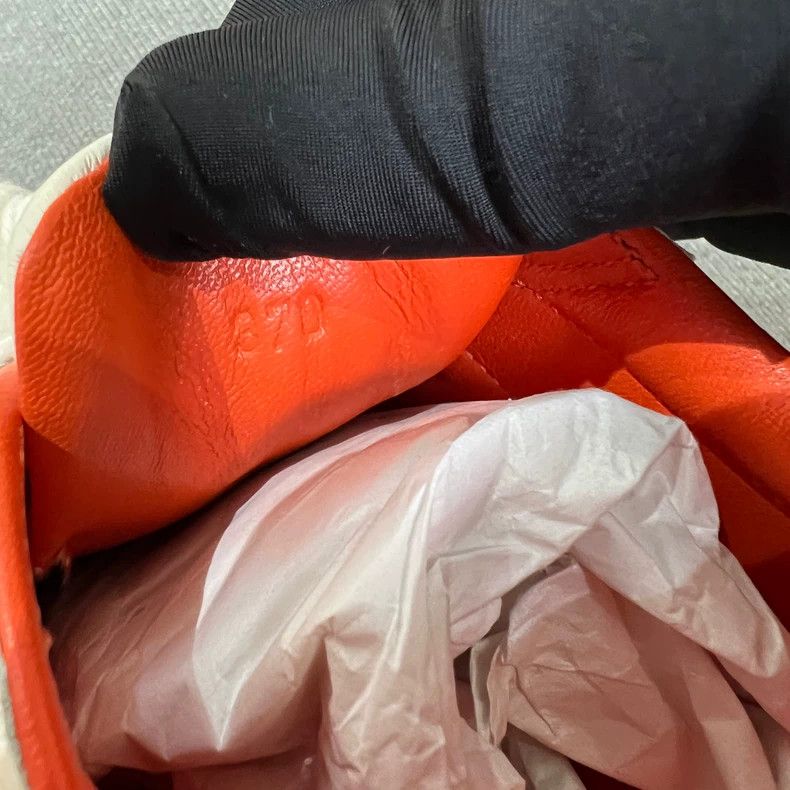 Hermes Hermes Quicker White Orange Low-Top Sneakers Size US 6 / IT 36 - 6 Thumbnail