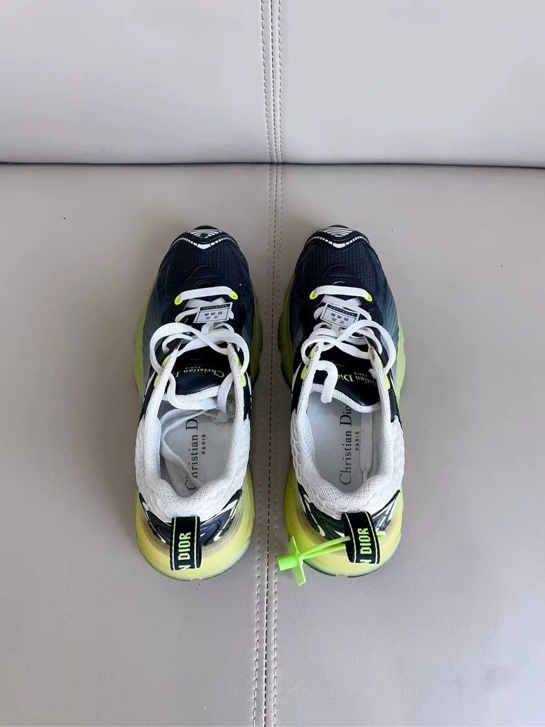 Dior DIOR Vibe Black Green Sneakers Size 35.5 Size US 5 / IT 35 - 4 Thumbnail