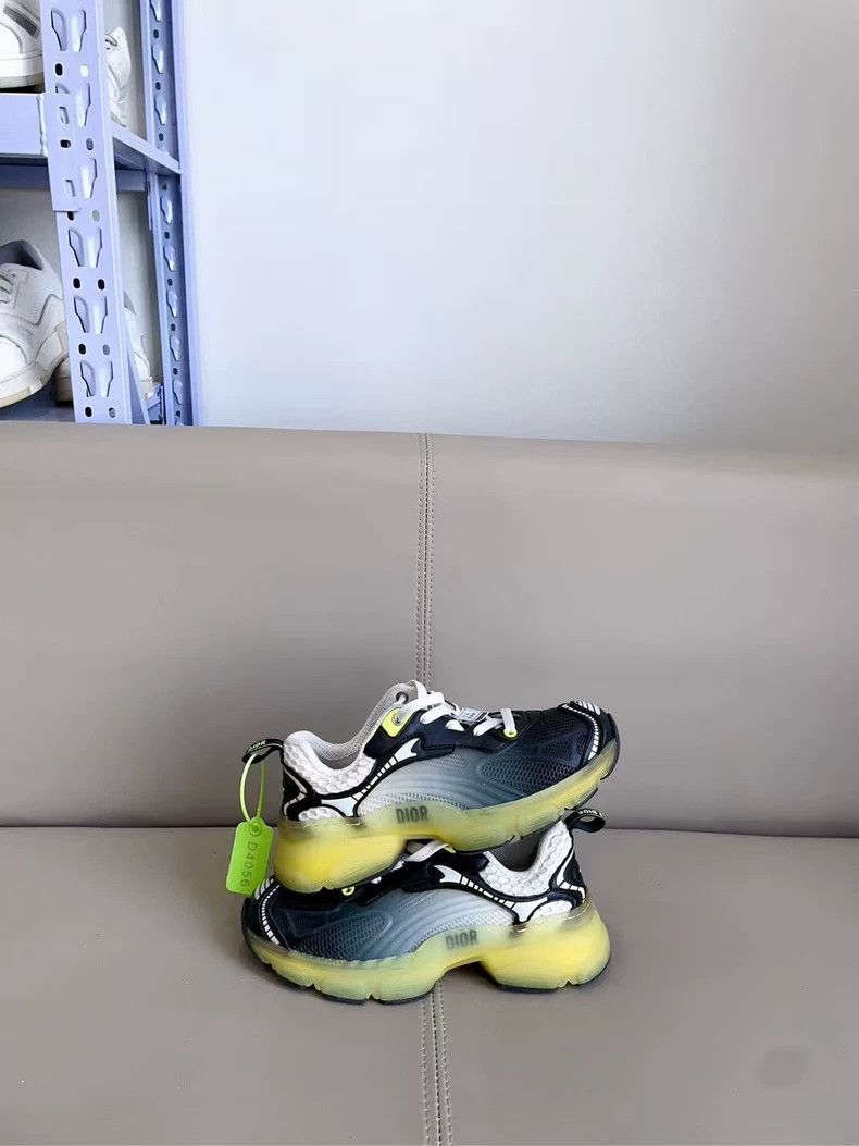Dior DIOR Vibe Black Green Sneakers Size 35.5 Size US 5 / IT 35 - 6 Thumbnail
