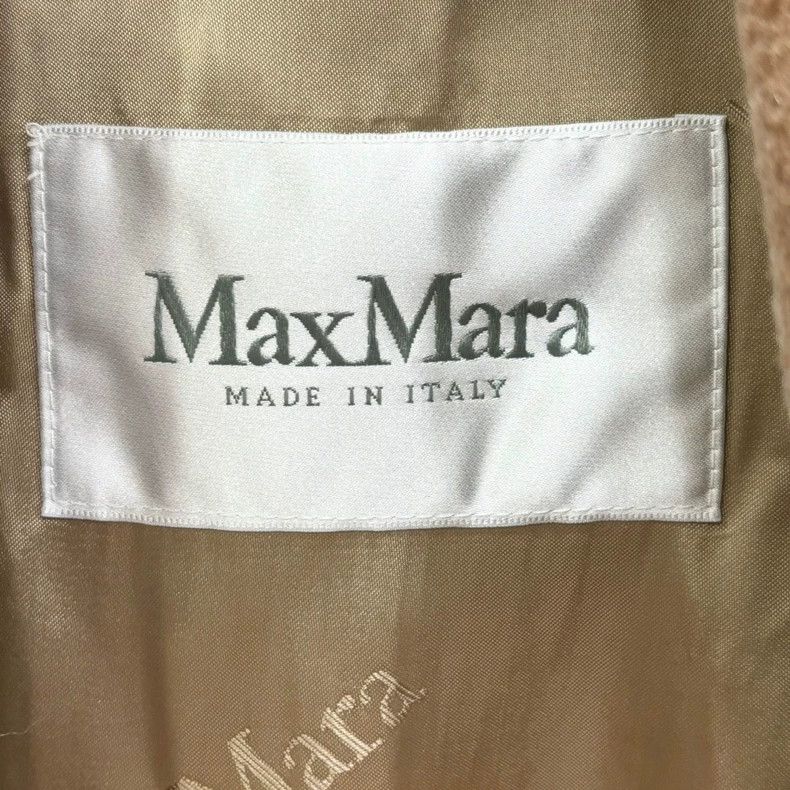 Max Mara Maxmara Camel Wool Overcoat Classic Design Size M / US 6-8 / IT 42-44 - 3 Thumbnail