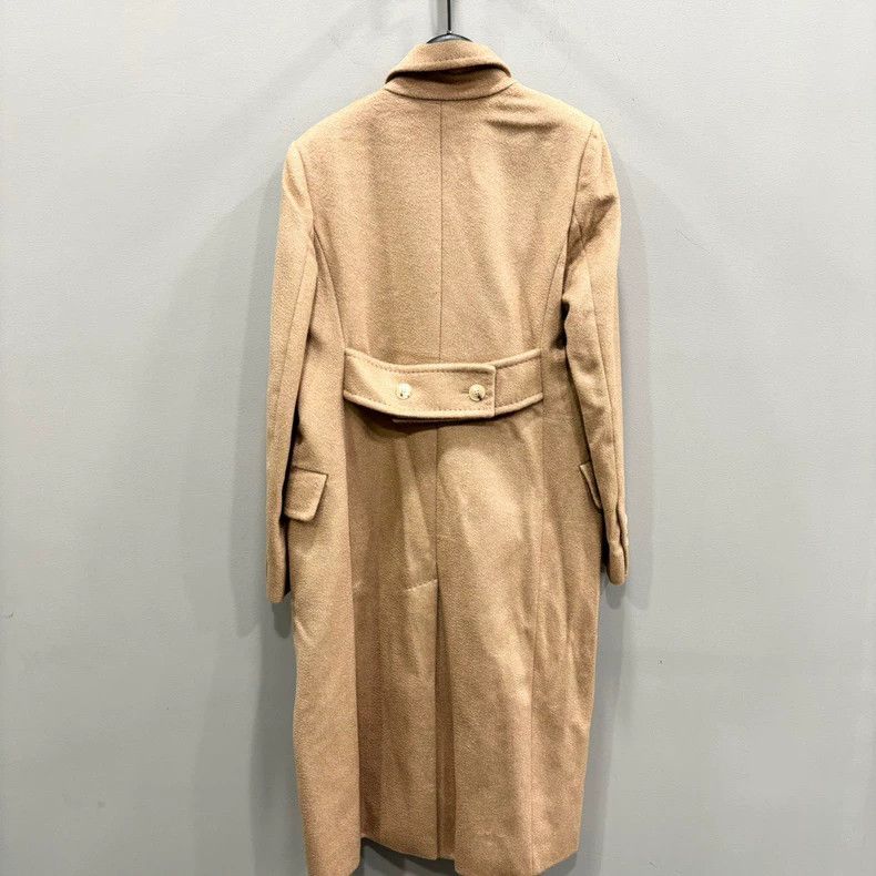 Max Mara Maxmara Camel Wool Overcoat Classic Design Size M / US 6-8 / IT 42-44 - 2 Thumbnail