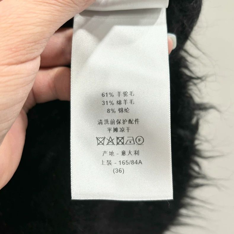 Dior Dior Black Pearl Button Cardigan Size S / US 4 / IT 40 - 7 Thumbnail