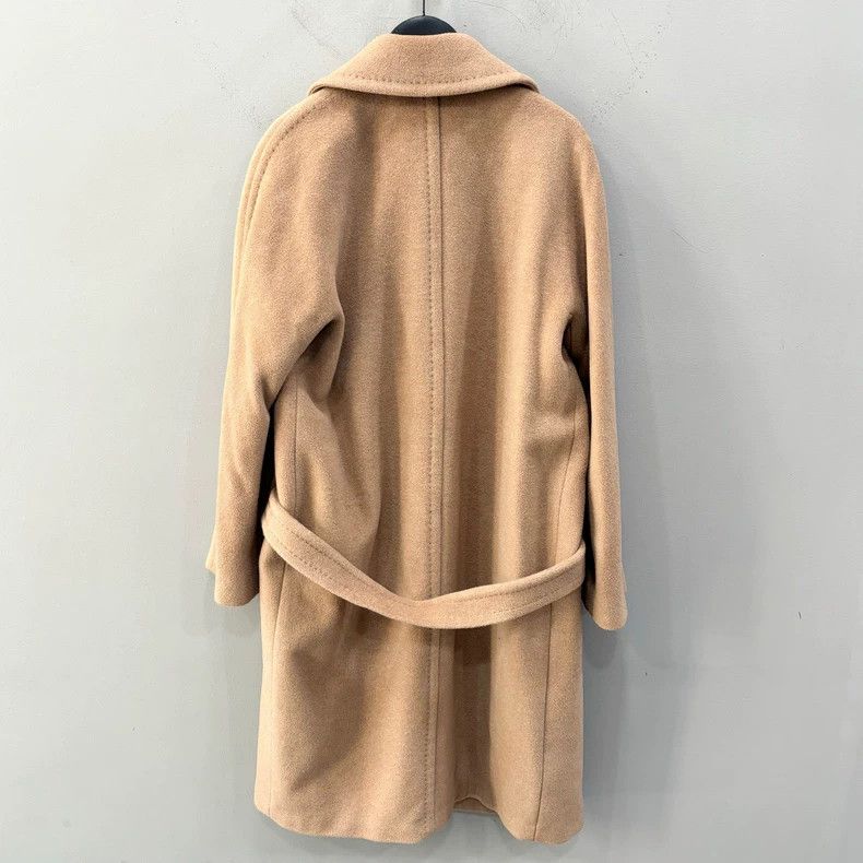Max Mara Maxmara Classic Camel Belted Coat Size S / US 4 / IT 40 - 2 Thumbnail