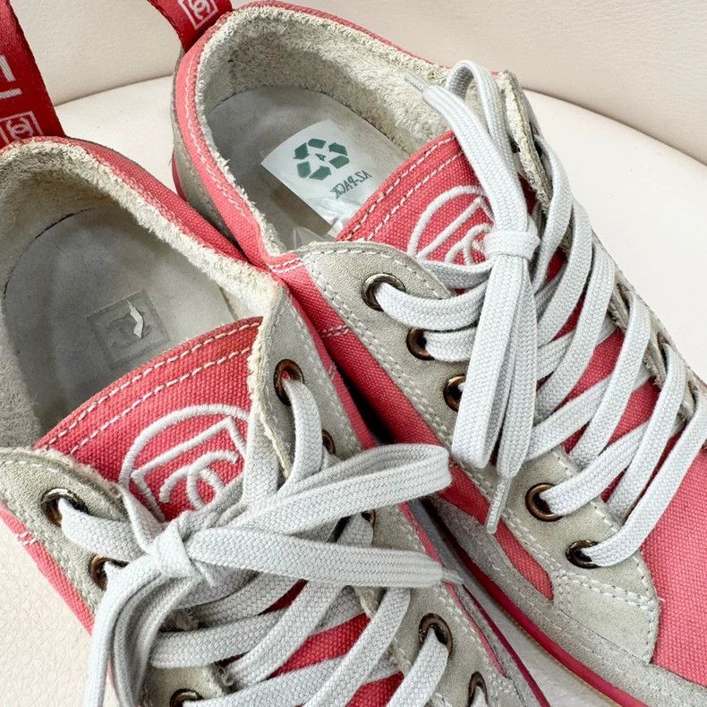 Chanel Chanel Color Block Logo Casual Sneakers Size US 7 / IT 37 - 3 Thumbnail