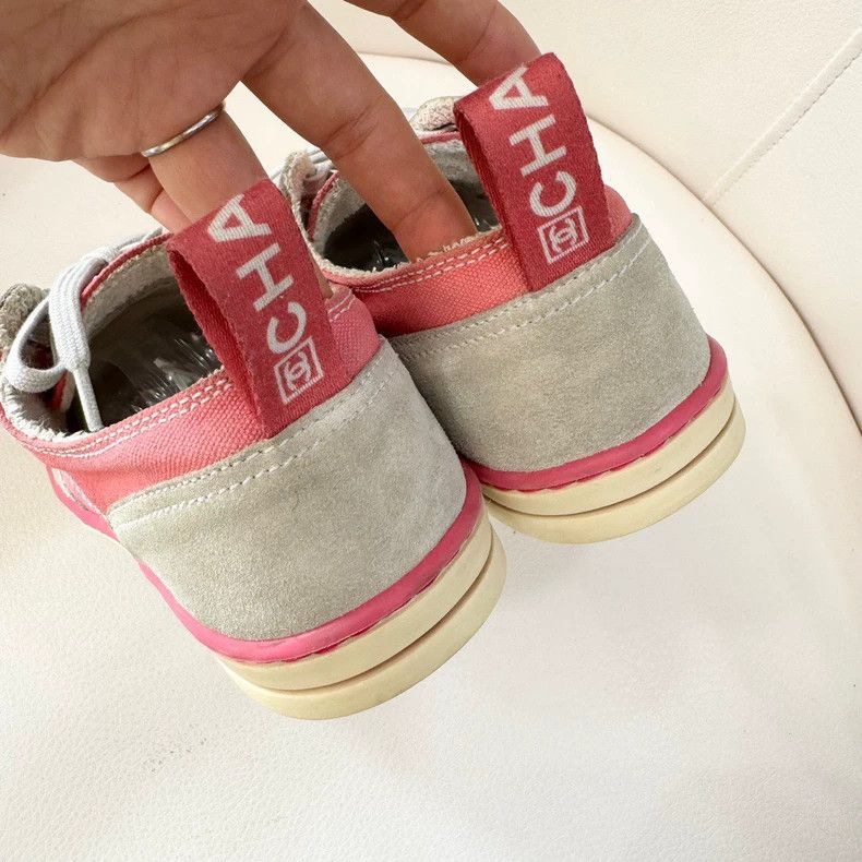 Chanel Chanel Color Block Logo Casual Sneakers Size US 7 / IT 37 - 5 Thumbnail