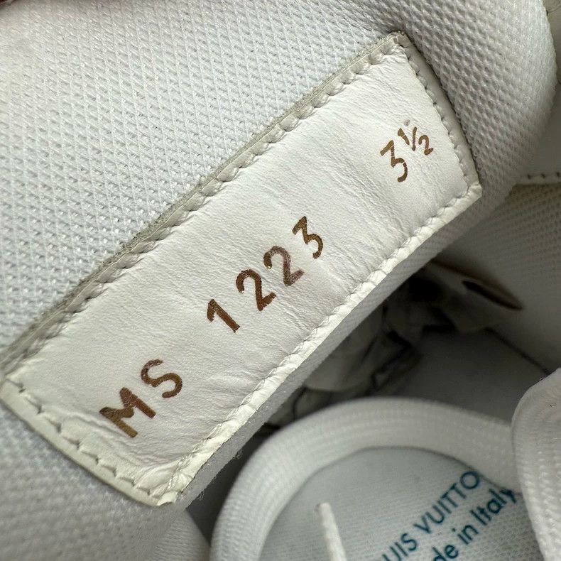 Louis Vuitton LV Trainer Sneakers in White and Blue Size US 5 / IT 35 - 8 Thumbnail