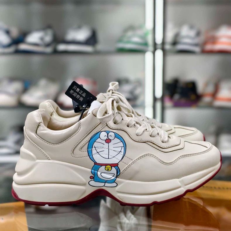 Gucci Gucci Doraemon Retro Dad Sneakers size 36.5 Size US 6 / EU 39 - 3 Thumbnail