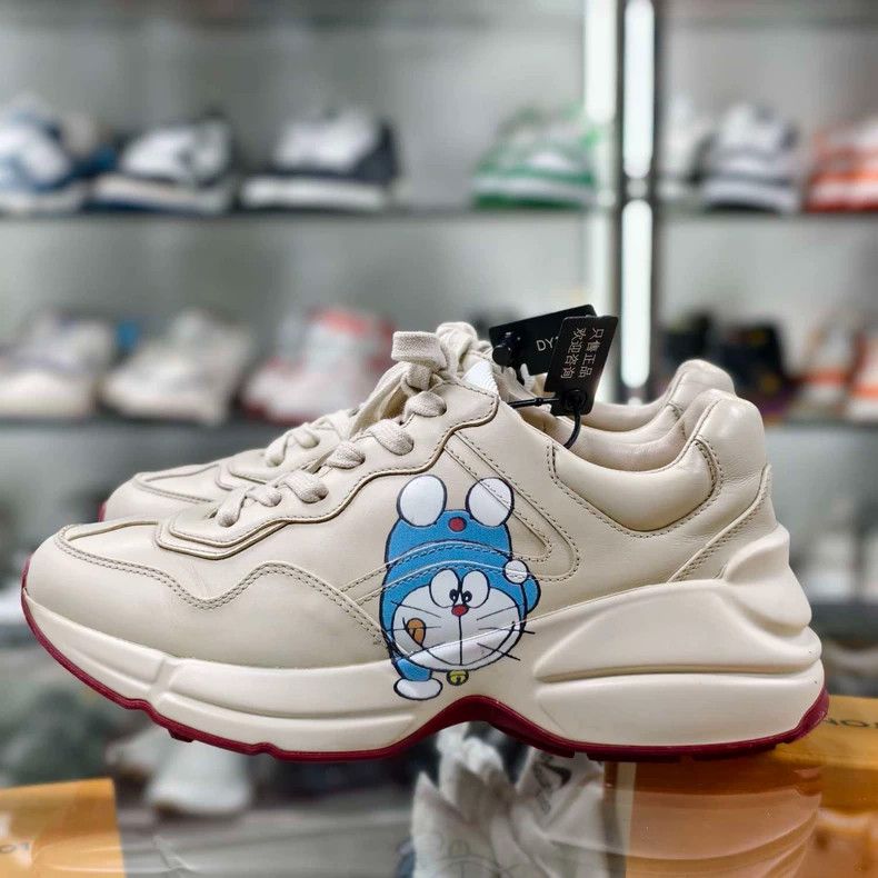 Gucci Gucci Doraemon Retro Dad Sneakers size 36.5 Size US 6 / EU 39 - 5 Thumbnail