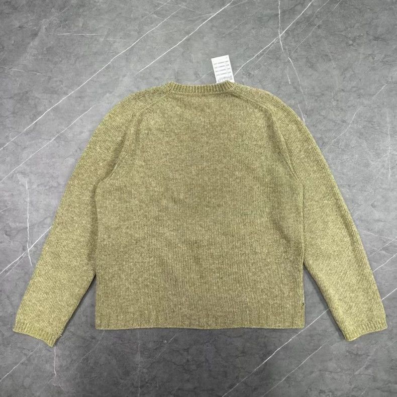 Gucci GUCCI Green Distressed Sweater Size XL Size US XL / EU 56 / 4 - 2 Thumbnail