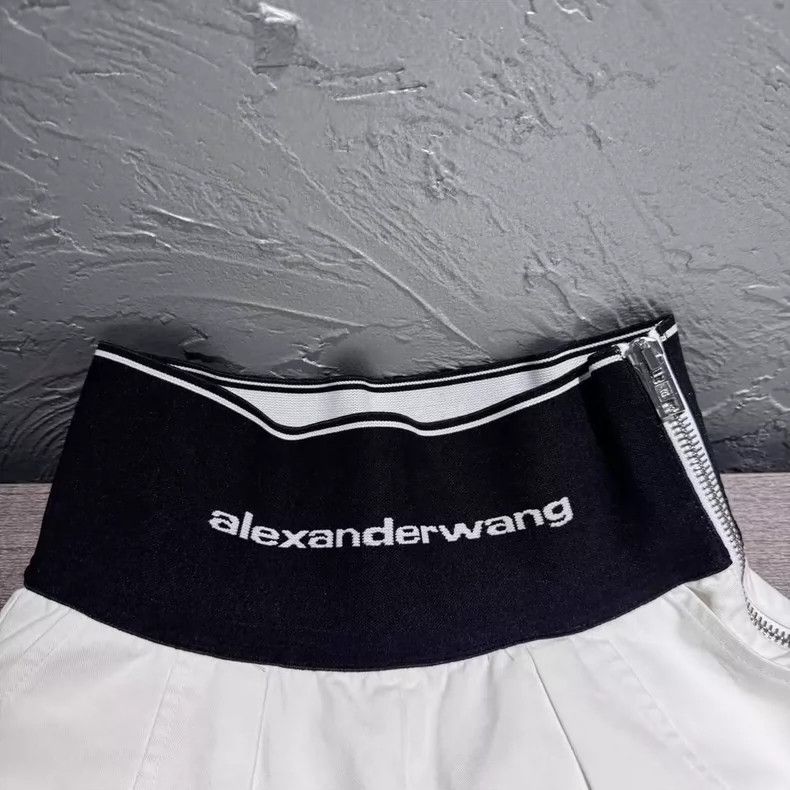 Alexander Wang Alexander Wang Logo High-Waisted Shorts Size 29" - 3 Thumbnail