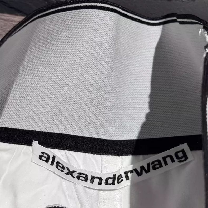Alexander Wang Alexander Wang Logo High-Waisted Shorts Size 29" - 4 Thumbnail