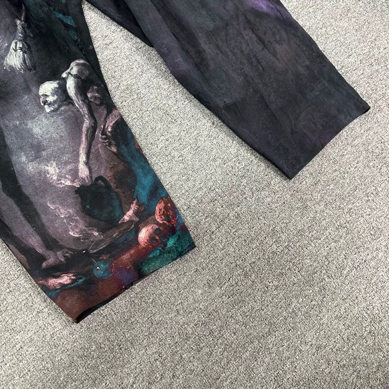Yohji Yamamoto Yohji Yamamoto Demon Artwork Loose Pants Size US 26 / EU 42 - 3 Thumbnail