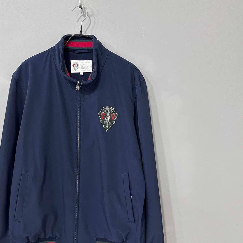 Gucci Embroidered Logo Striped Gucci Jacket Size US L / EU 52-54 / 3 - 2 Thumbnail
