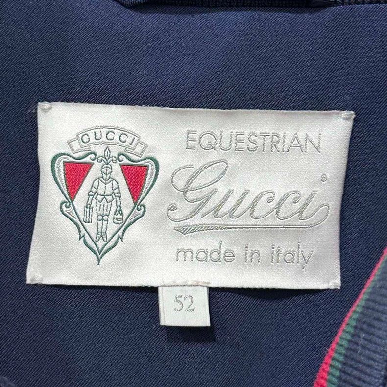 Gucci Embroidered Logo Striped Gucci Jacket Size US L / EU 52-54 / 3 - 5 Thumbnail